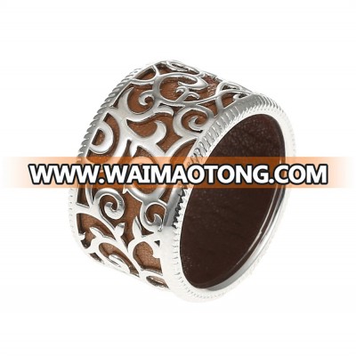 Fashion Trending Hollow Design 925 Sterling Silver Ring Design For Girl